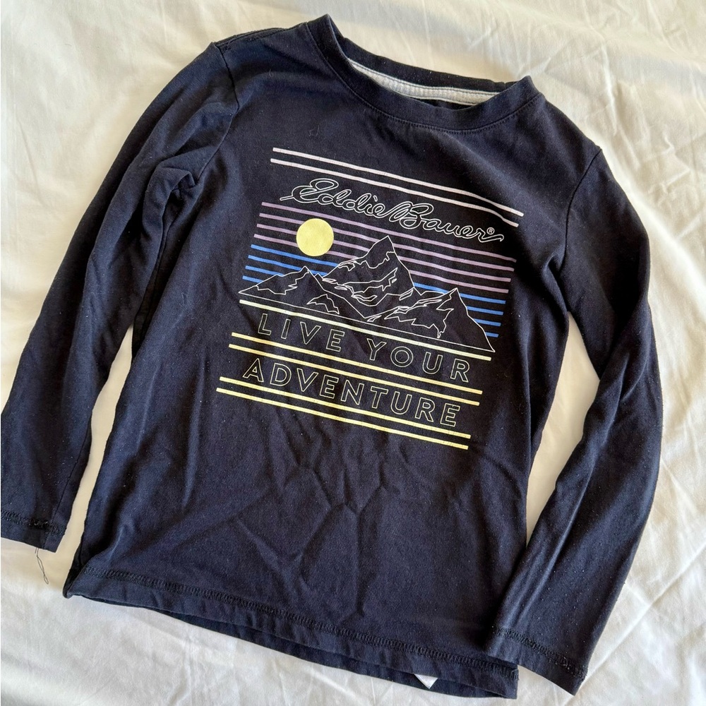 Eddie Bauer Navy Kids T-Shirt